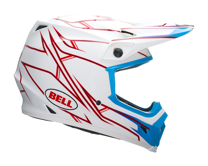 White motocross helmet 2025